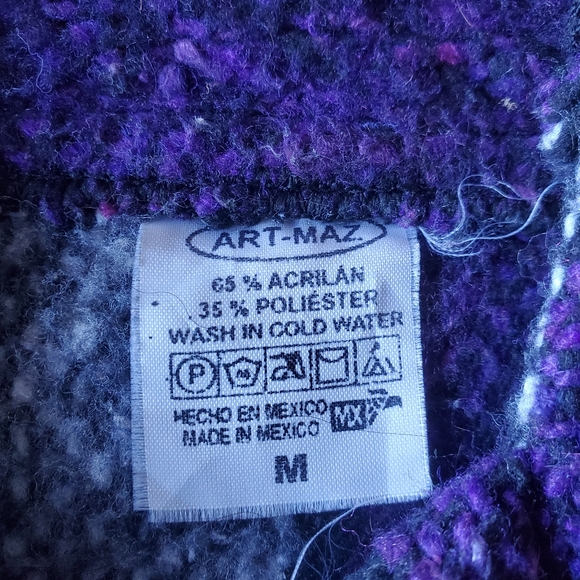 Vintage Mexican Surfer Baja Pullover Hoodie - Picture 3 of 3